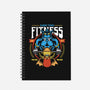 Saber Tiger Fitness-none dot grid notebook-Logozaste