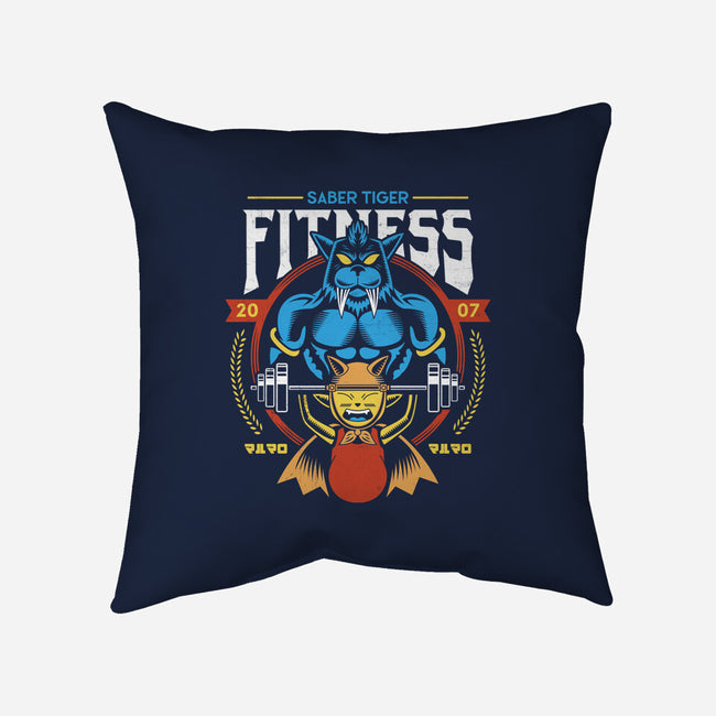 Saber Tiger Fitness-none removable cover throw pillow-Logozaste