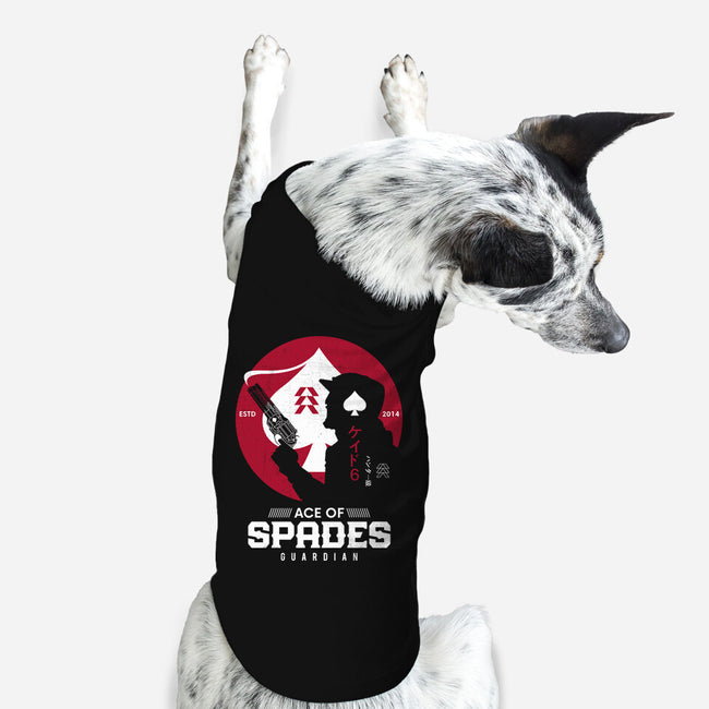 Ace Of Spades Japanese Style-dog basic pet tank-Logozaste