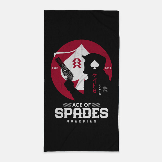 Ace Of Spades Japanese Style-none beach towel-Logozaste