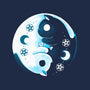 Yin Yang Moon Cats-unisex basic tee-Vallina84