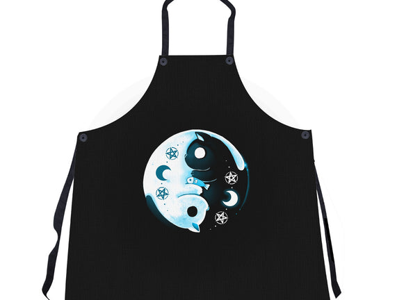 Yin Yang Moon Cats