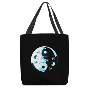 Yin Yang Moon Cats