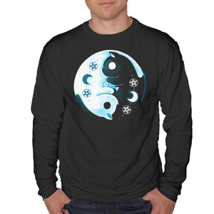 Yin Yang Moon Cats