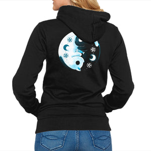 Yin Yang Moon Cats
