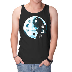 Yin Yang Moon Cats