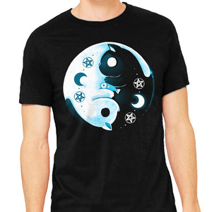 Yin Yang Moon Cats