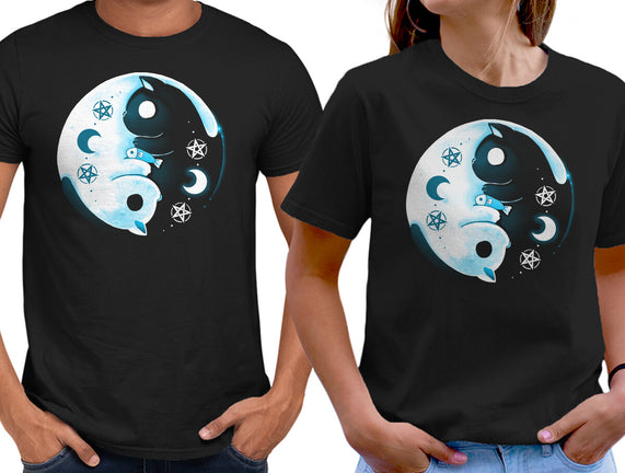 Yin Yang Moon Cats