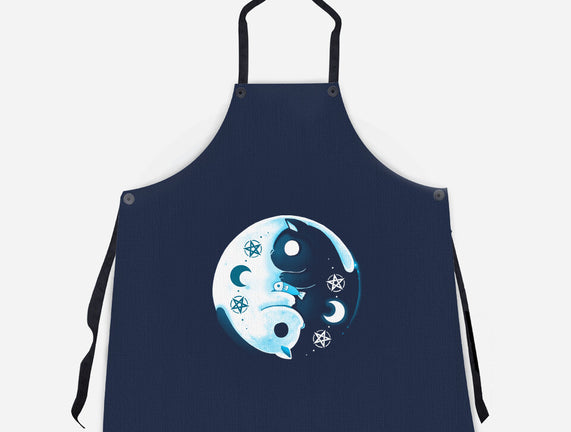 Yin Yang Moon Cats
