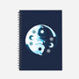 Yin Yang Moon Cats-none dot grid notebook-Vallina84