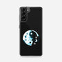 Yin Yang Moon Cats-samsung snap phone case-Vallina84