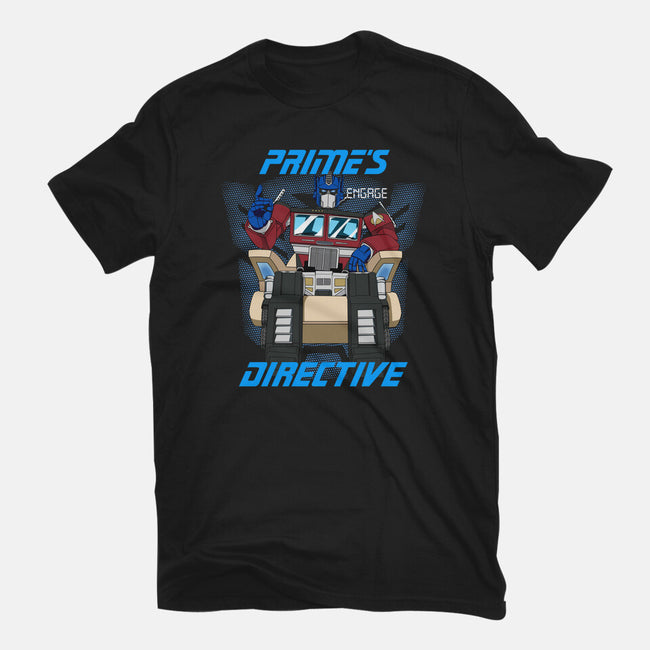 Prime's Directive-womens fitted tee-SeamusAran