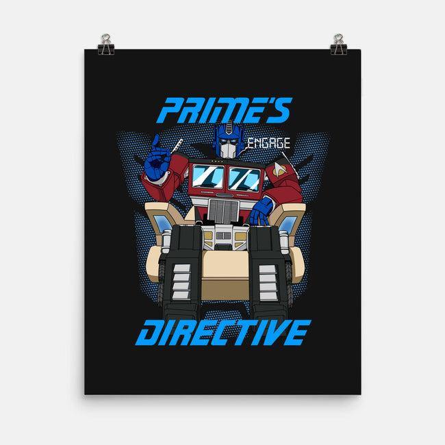 Prime's Directive-none matte poster-SeamusAran