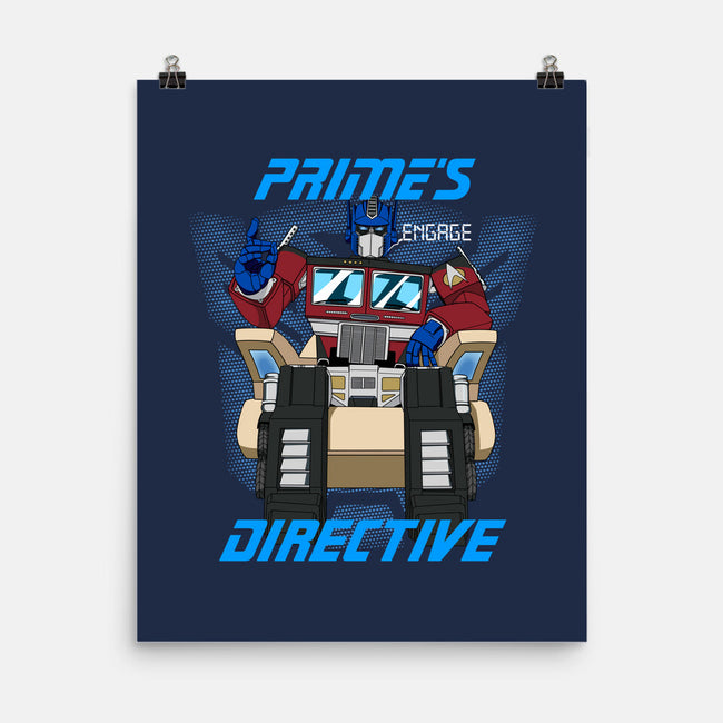 Prime's Directive-none matte poster-SeamusAran