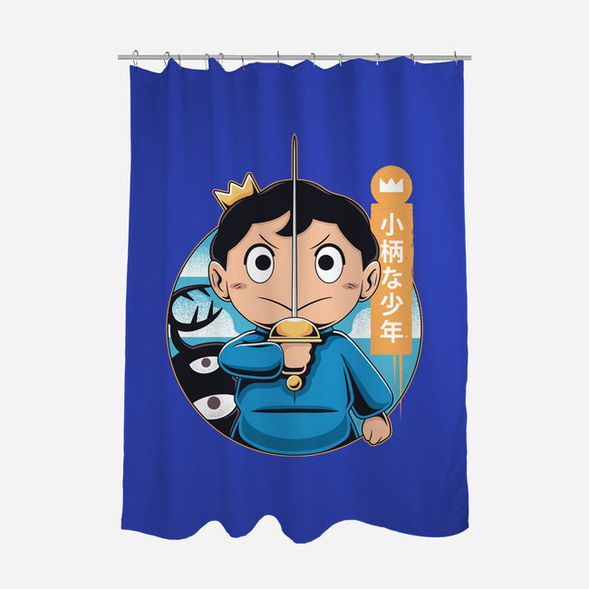 Bojji And Kage-none polyester shower curtain-Alundrart