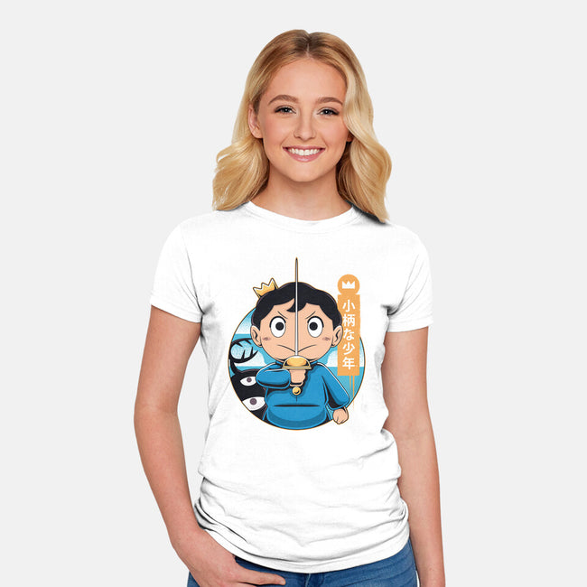 Bojji And Kage-womens fitted tee-Alundrart