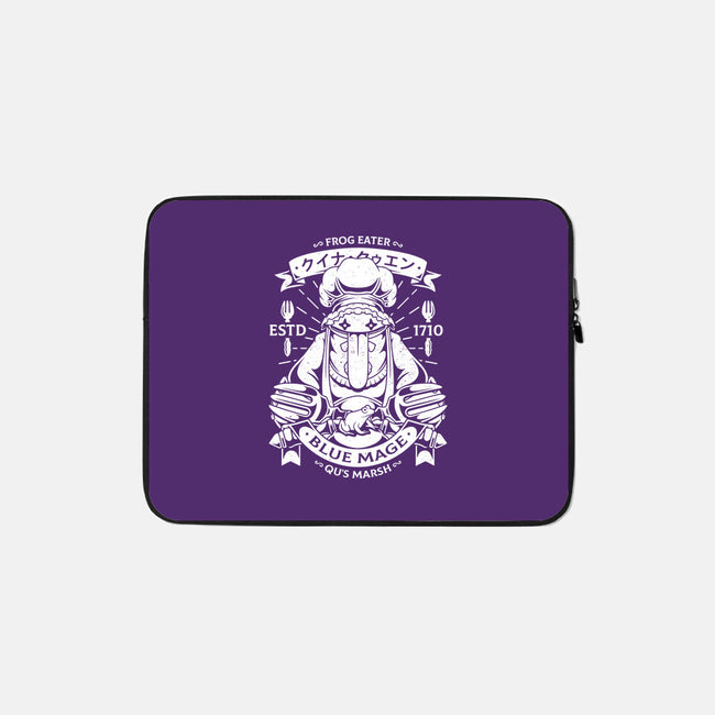 Quina Blue Mage-none zippered laptop sleeve-Alundrart