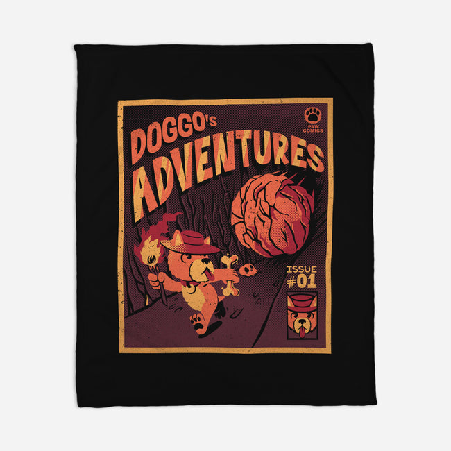 Doggo Adventures-none fleece blanket-tobefonseca