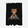 The Cat's Gambit-none polyester shower curtain-tobefonseca