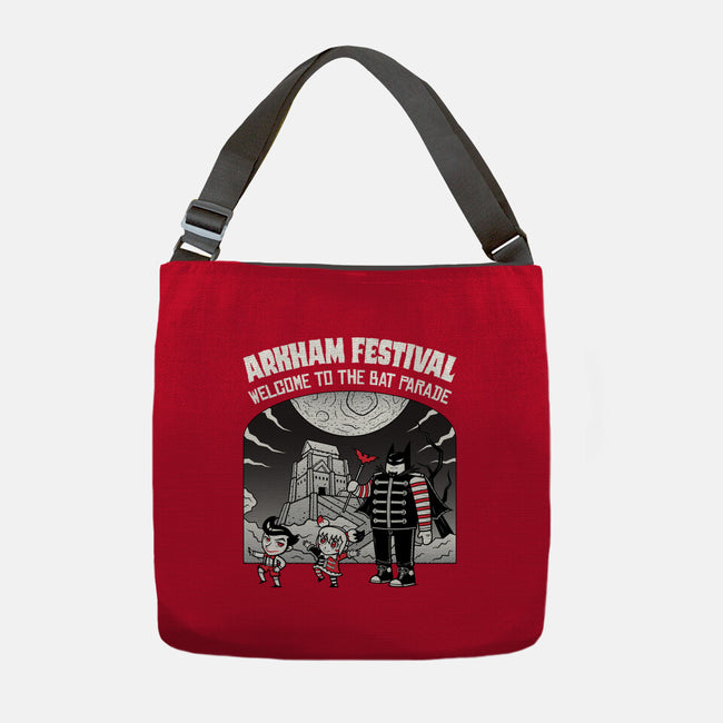 Bat Parade-none adjustable tote bag-krisren28