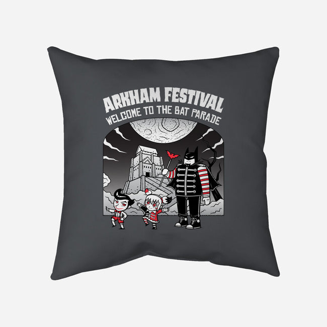 Bat Parade-none removable cover w insert throw pillow-krisren28