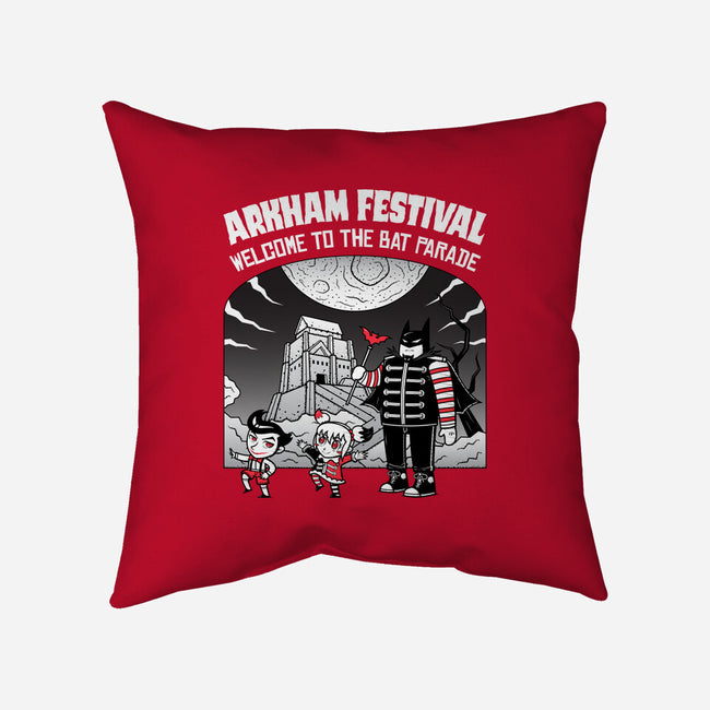 Bat Parade-none removable cover w insert throw pillow-krisren28
