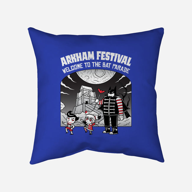 Bat Parade-none removable cover w insert throw pillow-krisren28