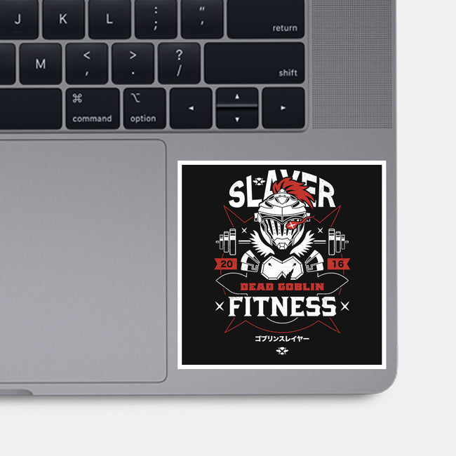 Dead Goblin Fitness-none glossy sticker-Logozaste