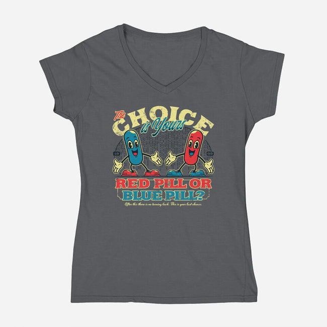 The Choice Is Yours-womens v-neck tee-StudioM6