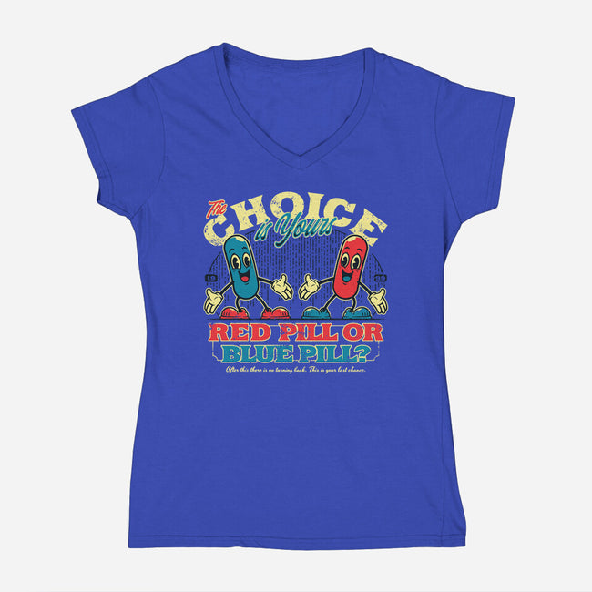The Choice Is Yours-womens v-neck tee-StudioM6