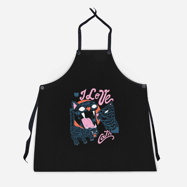 I Love Cats Vintage-unisex kitchen apron-tobefonseca