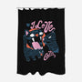 I Love Cats Vintage-none polyester shower curtain-tobefonseca