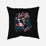 I Love Cats Vintage-none removable cover w insert throw pillow-tobefonseca