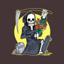 Death Holding Flowers-unisex kitchen apron-tobefonseca