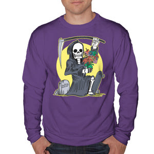 Death Holding Flowers