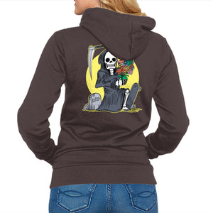 Death Holding Flowers