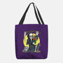 Death Holding Flowers-none basic tote bag-tobefonseca