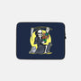 Death Holding Flowers-none zippered laptop sleeve-tobefonseca