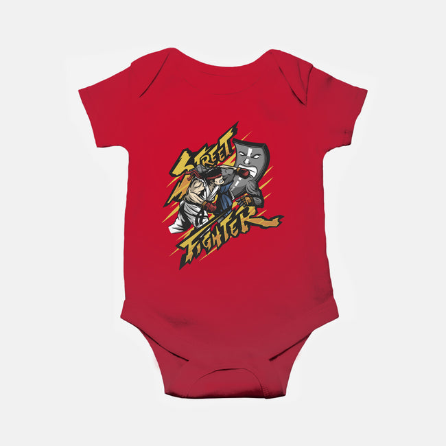Street Fighter-baby basic onesie-ShirtGoblin