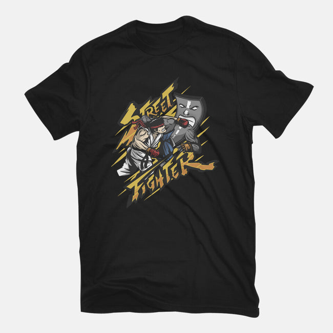 Street Fighter-womens basic tee-ShirtGoblin