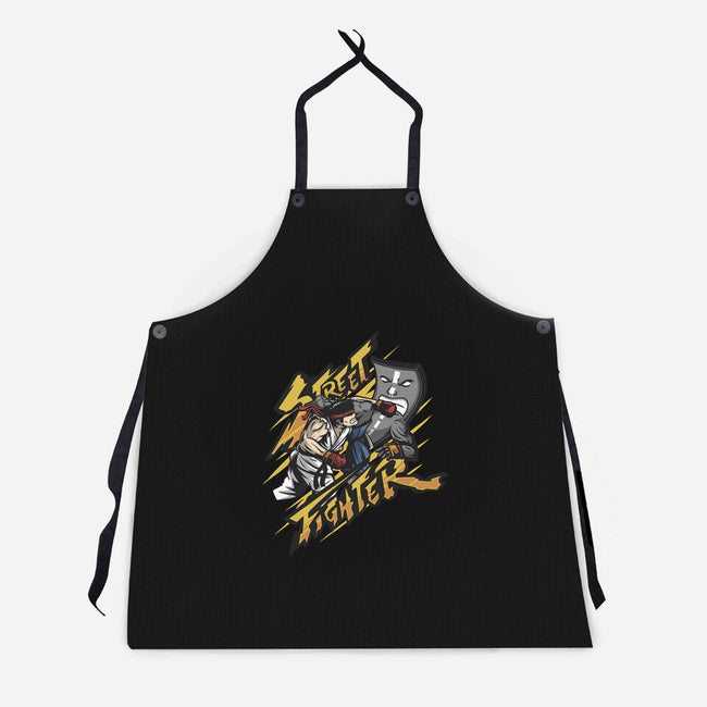 Street Fighter-unisex kitchen apron-ShirtGoblin