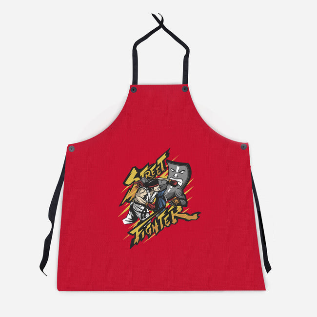 Street Fighter-unisex kitchen apron-ShirtGoblin