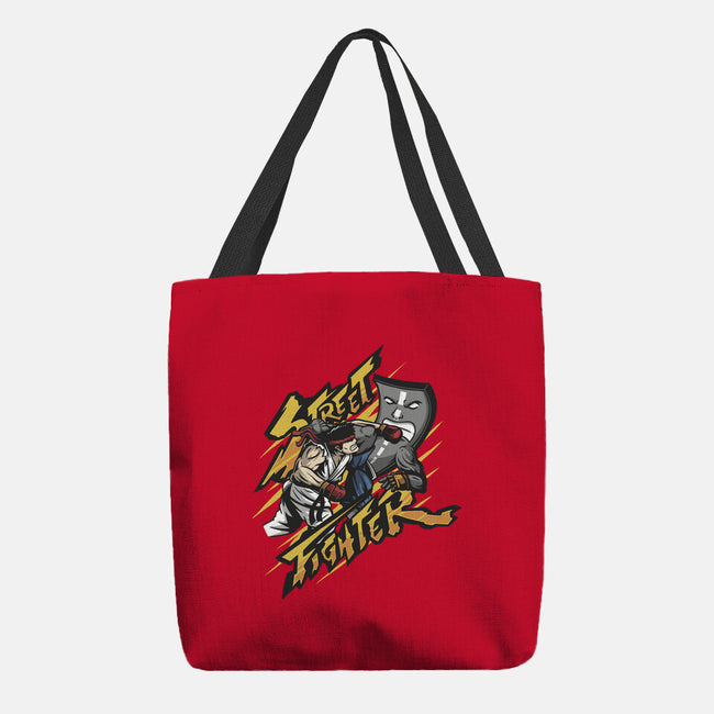 Street Fighter-none basic tote bag-ShirtGoblin