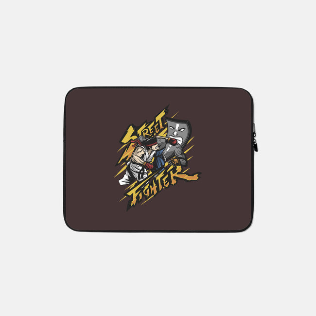 Street Fighter-none zippered laptop sleeve-ShirtGoblin