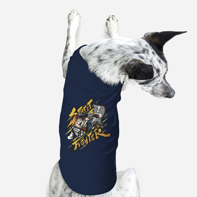 Street Fighter-dog basic pet tank-ShirtGoblin