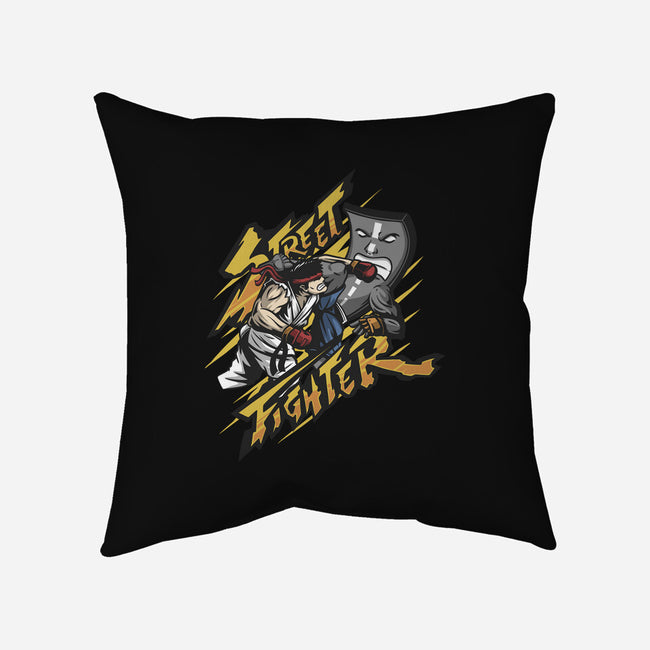Street Fighter-none removable cover w insert throw pillow-ShirtGoblin