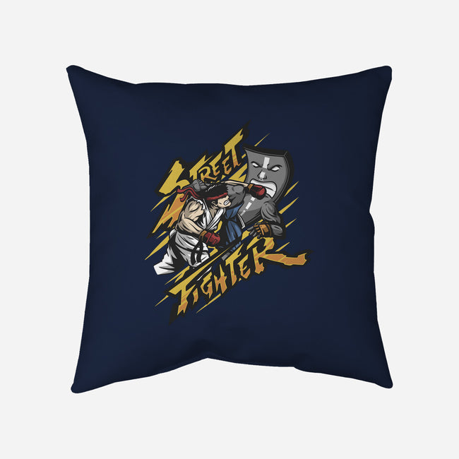 Street Fighter-none removable cover w insert throw pillow-ShirtGoblin