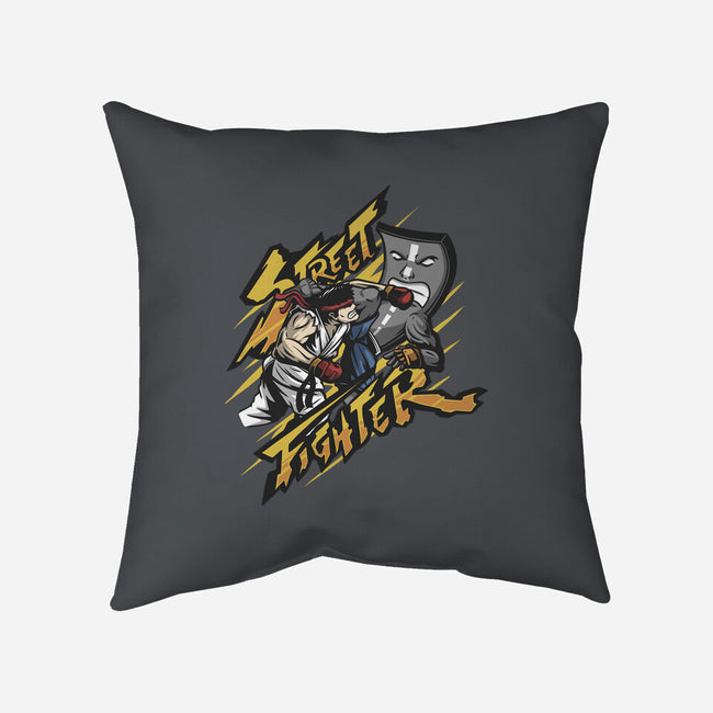 Street Fighter-none removable cover throw pillow-ShirtGoblin