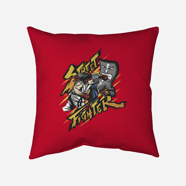 Street Fighter-none removable cover throw pillow-ShirtGoblin