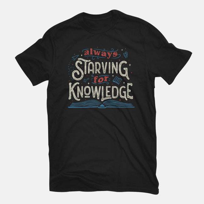 Starving For Knowledge-womens basic tee-tobefonseca